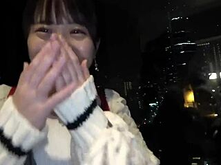 young hinata rides in homemade cowgirl session 😍