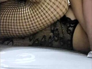 Sexy Asian University Student Bent Over for Interracial Doggy Grades