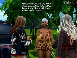 Sims 4: Ruby & Doris MEET the ROADFUCKERS!