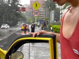 Cute Colombian Twink Jhon Bianco in Casting Interview with Monster Cock Massage