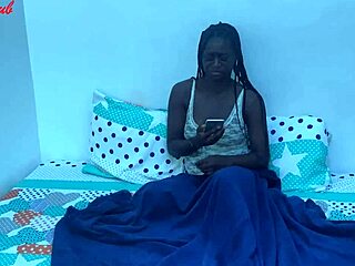 Man, this hot black girl gets crushed by huge black cock daily!