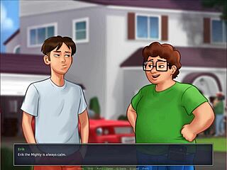 Blonde Gets Facial in Summertime Saga