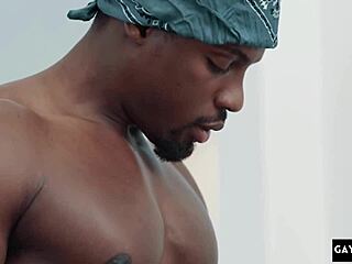 gay black stud with huge cock pounds tight ass