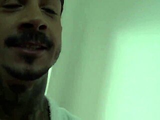 Gay Guy Deepthroats Monster Cock in Casual Making Of