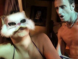 Masked Slave Delivers Intense Blowjob and Doggy Action