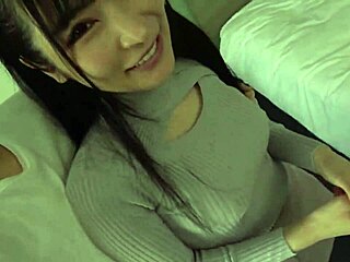 Japanese Idol Student Hana Gets Creampied and Facial in Hardcore Session