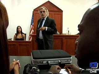 man, these hot sluts gettin’ slammed right in court front of the judge!