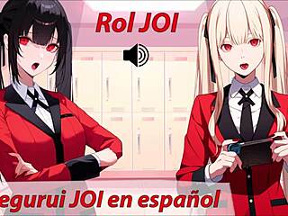 Roleplay JOI Hentai in Spanish with Kakegurui Quickie Game Contest