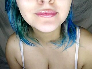 Feeling the intense mouth fetish as I paint my lips with seductive lipstick.