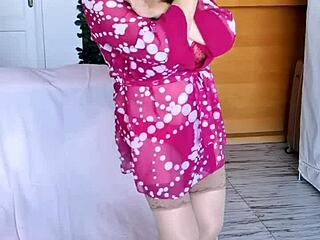 Mariaold Shows Big Tits And Holes For Your Cock