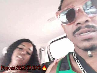 Intense Group Sucking Of Big Black Cocks In Uber