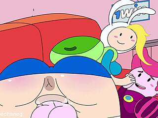 Adventure Time Lost Episode: Ice King's Wild Anal Tales in 3D