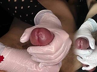 Drunk Amateur Extracts Sperm Using Glass Straw For Unique Urethral Sounding. Close-Up View Included.