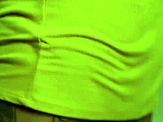 Kinky redhead tranny Rubi Maxim rides big black cock in hardcore doggystyle action