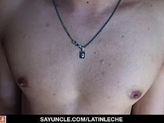 straight latino tricked to ride dick