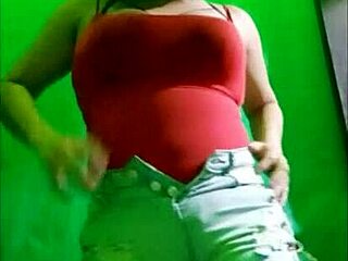 in a homemade scene, a sexy milf with big natural tits and ass gets intimate