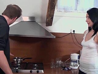 Caught and punished for monster cock blowjob