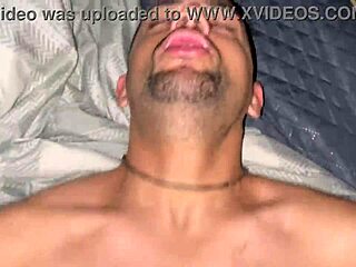 chubby guys indulge in bareback fucking on bed