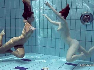 Wow, Katrin Privsem and Lucy Gurchenko Dive Underwater!