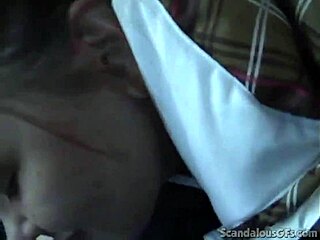 Shaved Teen Sucks Boyfriend After Fingering!