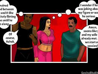Savita Bhabhi in episode 30 shows sexy indian adventures 😏