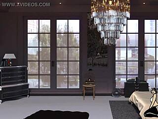 Damn, Puerto Rican babe jerks my huge dick hard!