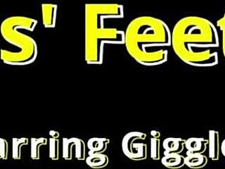 Giggles' feet rub that giant hot rock at the beach 😍