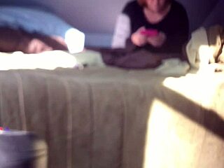 she trims and masturbates with dildo to orgasm secretly