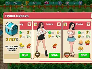 nutaku booty farm hentai game part 13 with big tit redhead brunette fantasy