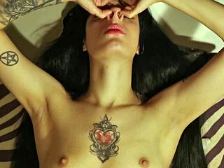 Look at these sexy teen girls exploring nose fetish and wild insertions in HD, part 1!