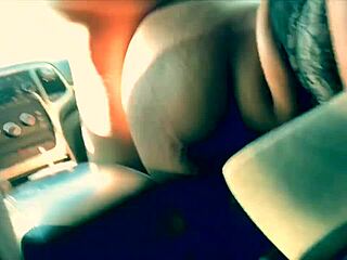 Interracial couple pulls over for anal fun