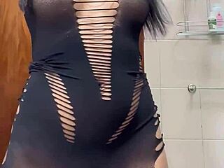 i recorded my friend's cuckold girlfriend a hot one in the bathroom with assfucking