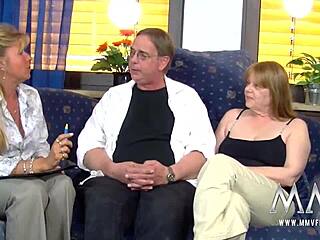 Petra from MMV Films Gives Hand and Blowjob