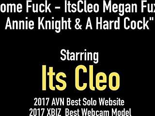 4some fuck - ItsCleo Megan Fuxxx Annie Knight & hard cock