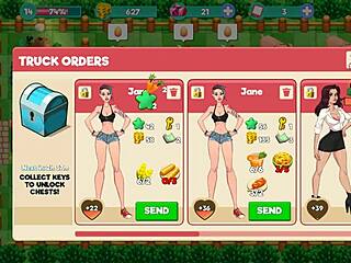 nutaku booty farm hentai game part 13 with big tit redhead brunette fantasy