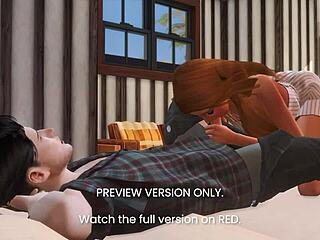 Picnic date turns naughty in 3D hentai preview