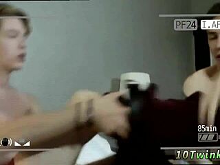 Emo gay buddies bareback in wild outdoor show 🌿