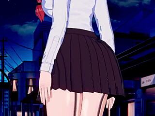 Makima's Big Boobs Bounce Wild in Chainsaw Man Scene