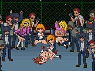 School dot fight unfolds a wild hentai gallery. Battles turn steamy fast.