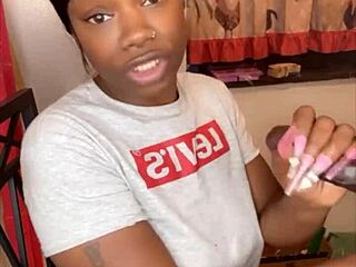 stepsister verbally sucks 11 inches of hard bbc