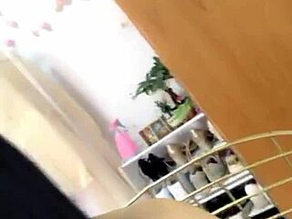 Hot girl handles massive cock in live stream show