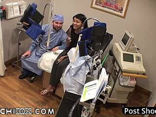 Eliza Shields, human guinea pig, endures forced Hitachi orgasms in medical tests by Doctor Tampa