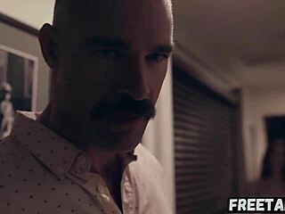 Omg, cheating husband fucks wife in roleplay 😍