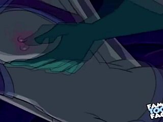 Starfire and Robin in Doggystyle Action with Fixed Audio. Teen Cartoon Gets Bent Over for Facial.