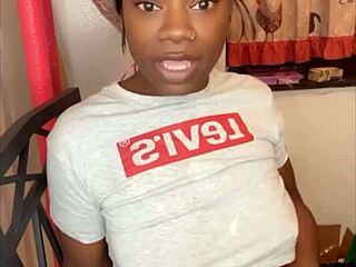 stepsister verbally sucks 11 inches of hard bbc