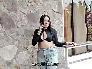 beautiful samantha fucks gardener alone at home