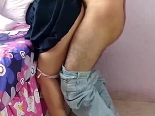 convinced a pretty colombian girl to participate for money, she's shy but expressive in homemade amateur video.