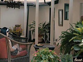 This classy teen got drilled hard and took a sticky load on her chest