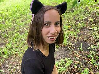 catgirl steals sweet cherries from my garden then tastes my dick