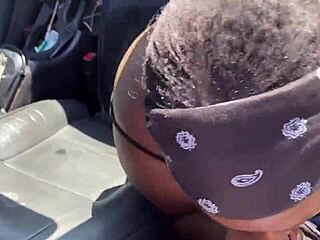 thot gets mad sucking dick in public lol